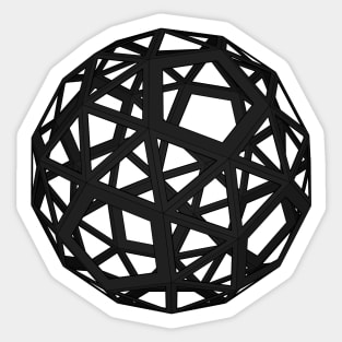 gmtrx lawal v2 skeletal snub dodecahedron Sticker